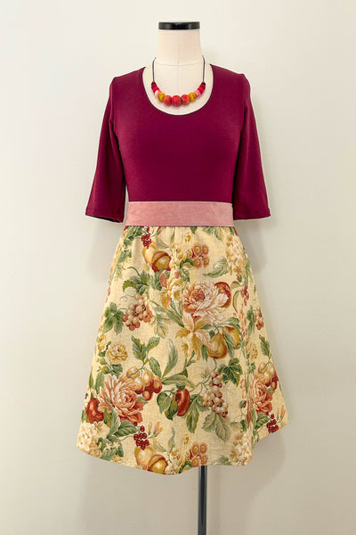 Wild Orchard Dress w/ Pockets MEDIUM