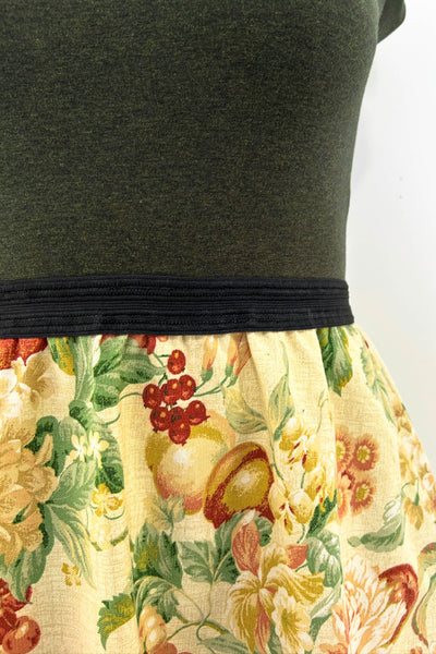 Wild Orchard Dress w/ Pockets LARGE
