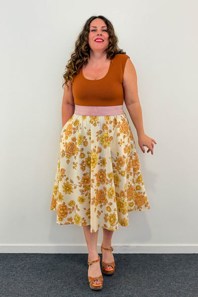 Honey Blossom Dress w/ Pockets MEDIUM