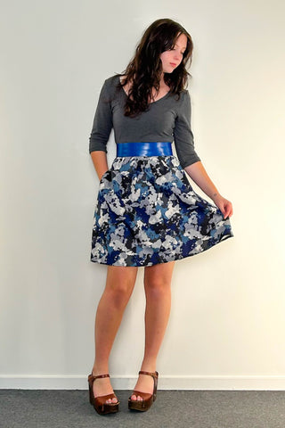 Inkstorm Dress w/ Pockets SMALL