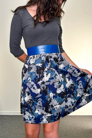 Inkstorm Reversible Dress with Pockets - Small