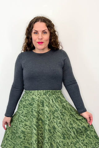 Dani Top in Grey