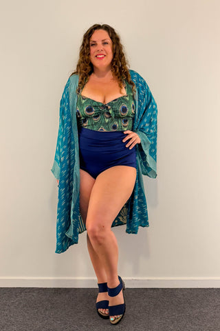 Marilyn Top in Peacock