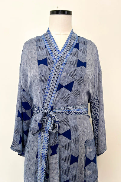 Short Upcycled Robe ~ Althea