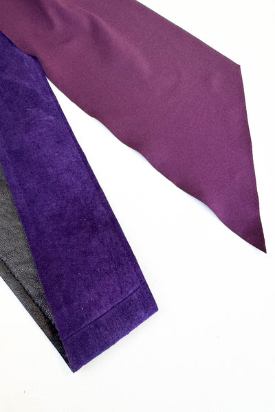 Purple Suede Wrap Belt