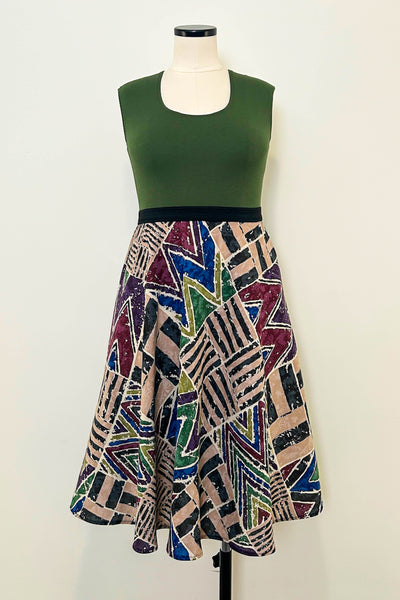Night Canyon Reversible Dress with Pockets - Large