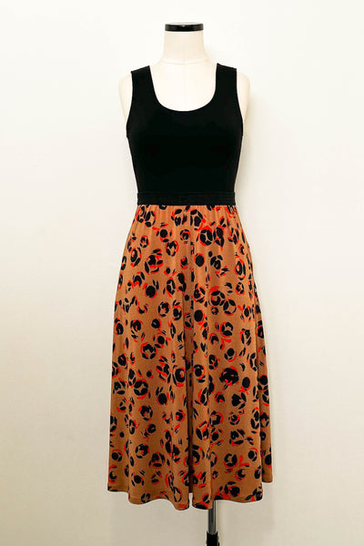 Cinnamon Rose Tank Dress with Pockets - Medium