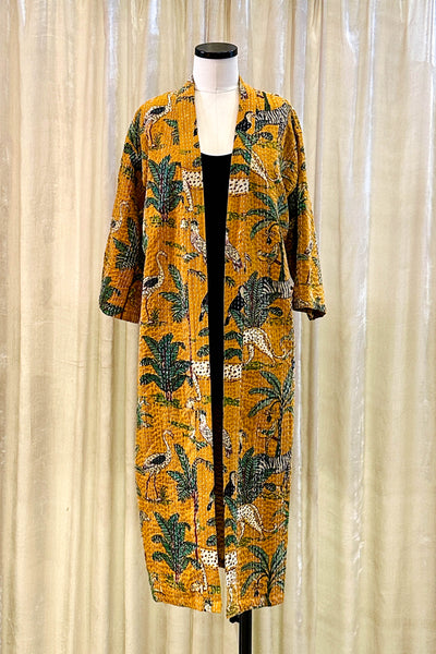 Kantha Robe ~ Golden Jungle