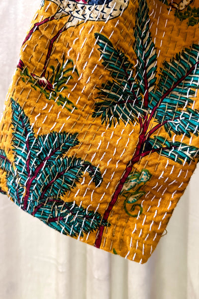 Kantha Robe ~ Golden Jungle