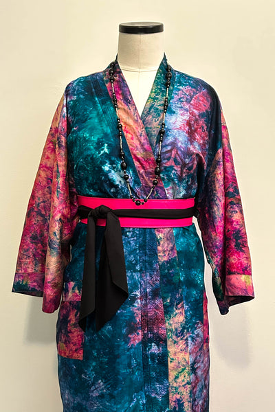 Long Upcycled Robe ~ Helium