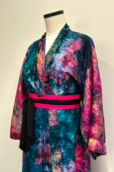 Long Upcycled Robe ~ Helium