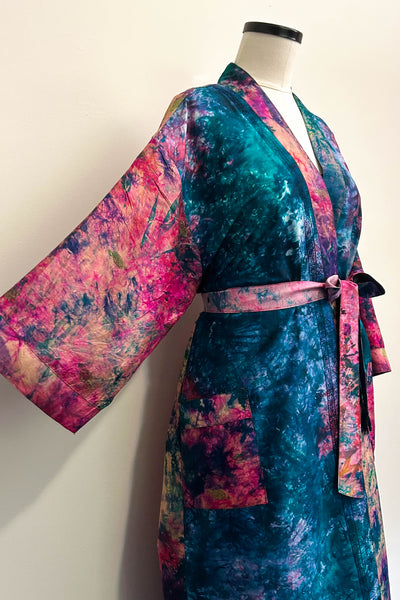 Long Upcycled Robe ~ Helium