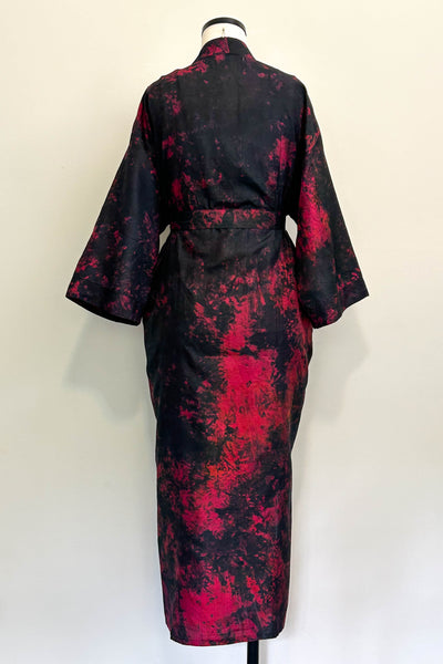 Long Upcycled Robe ~ Lava