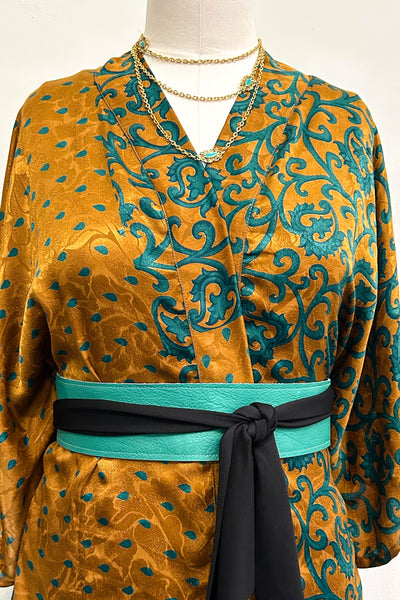 Kimono Blouse Upcycled ~ Tuscany