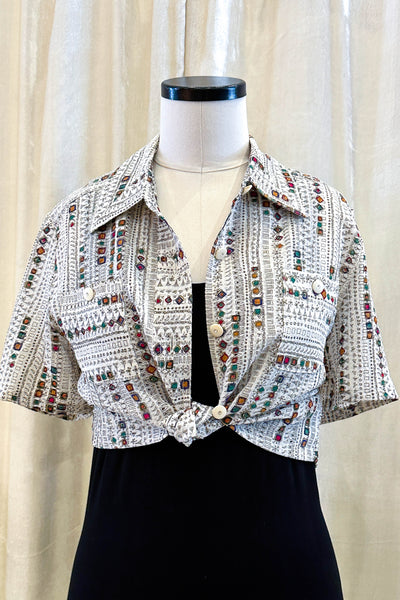 Upcycled Blouse MEDIUM