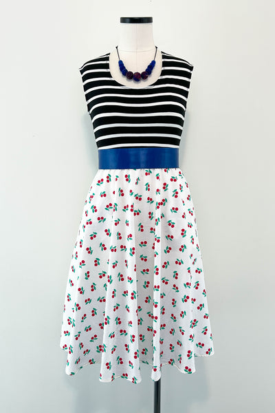 Cherry Dress w/ Pockets MEDIUM