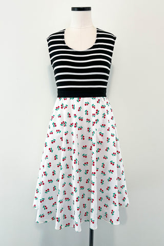 Cherry Dress w/ Pockets MEDIUM