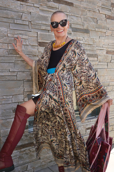 Angel Wing Upcycled Dress ~ Roccoco