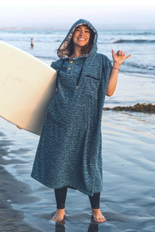 Surf Poncho Changing Robe ~ Blue