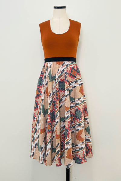 Adobe Reversible Dress with Pockets - Small