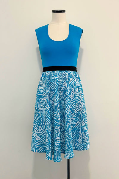 Azure Tide Dress w/ Pockets SMALL