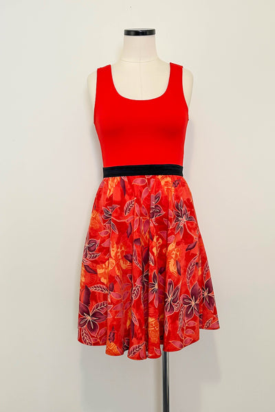 Coral Ember Dress w/ Pockets SMALL
