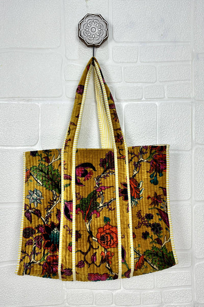 Velvet Tote ~ Marigold
