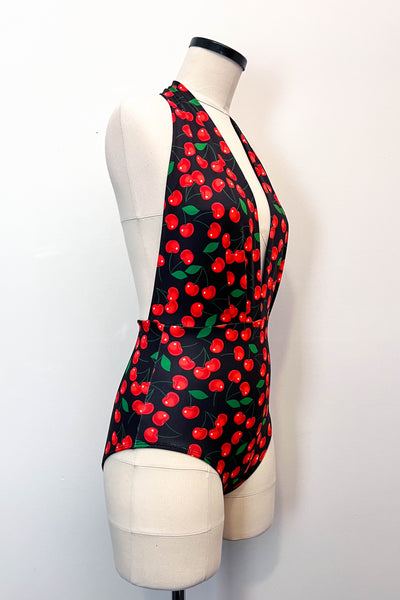 Carmen Swimsuit in Black Cherry