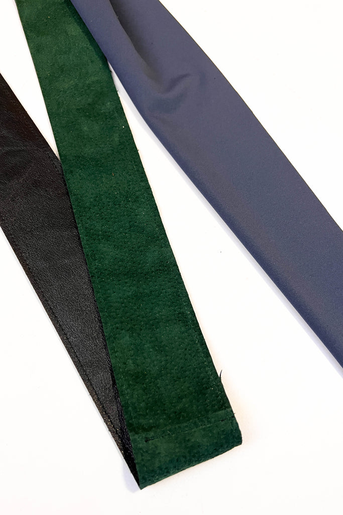 Green Suede Wrap Belt PLUS