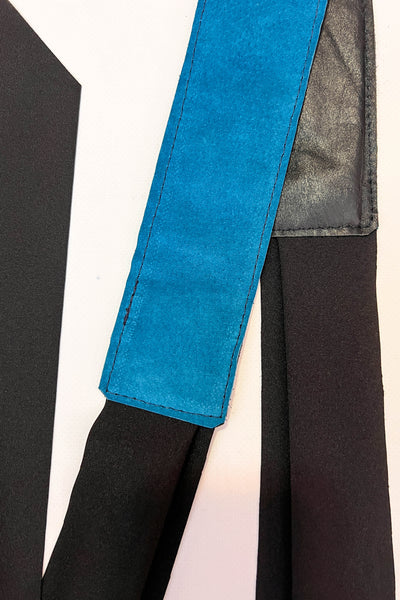 Turquoise Suede Wrap Belt
