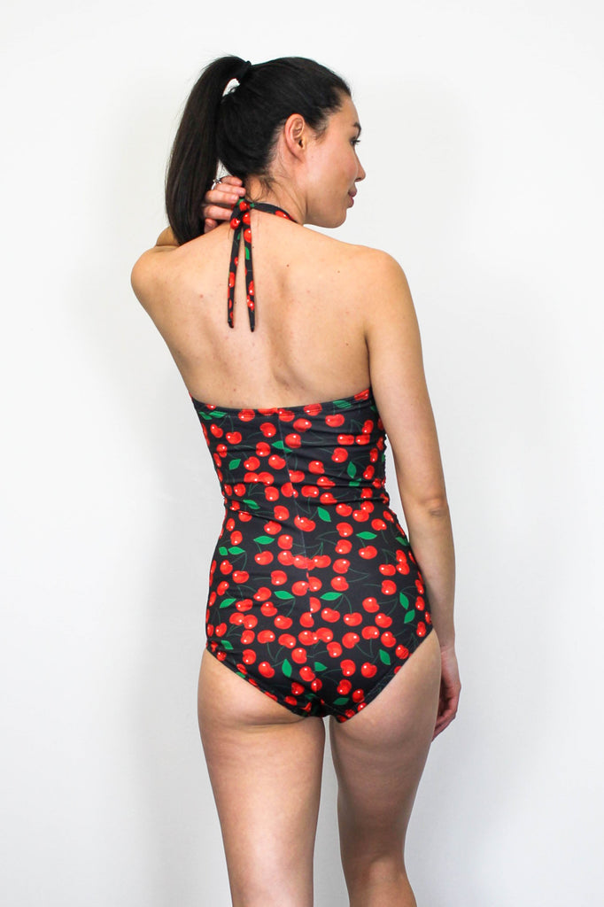 Liz Swimsuit in Black Cherry – Ola Dubois