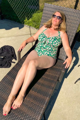 Liz Swimsuit in Meadow XS